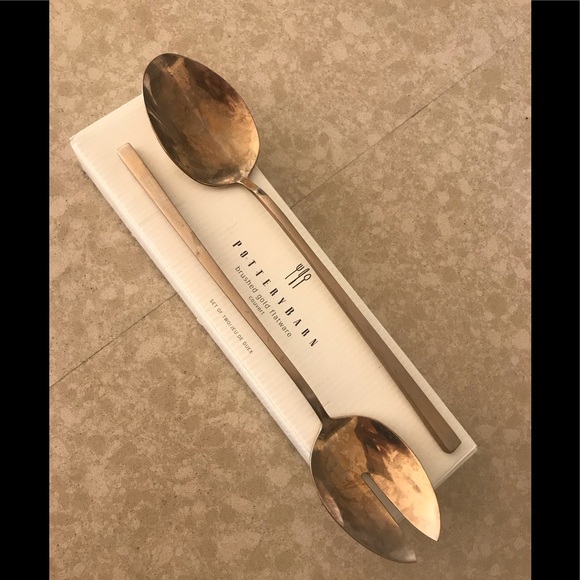 Pottery Barn Other - Pottery Barn salad spoons x2